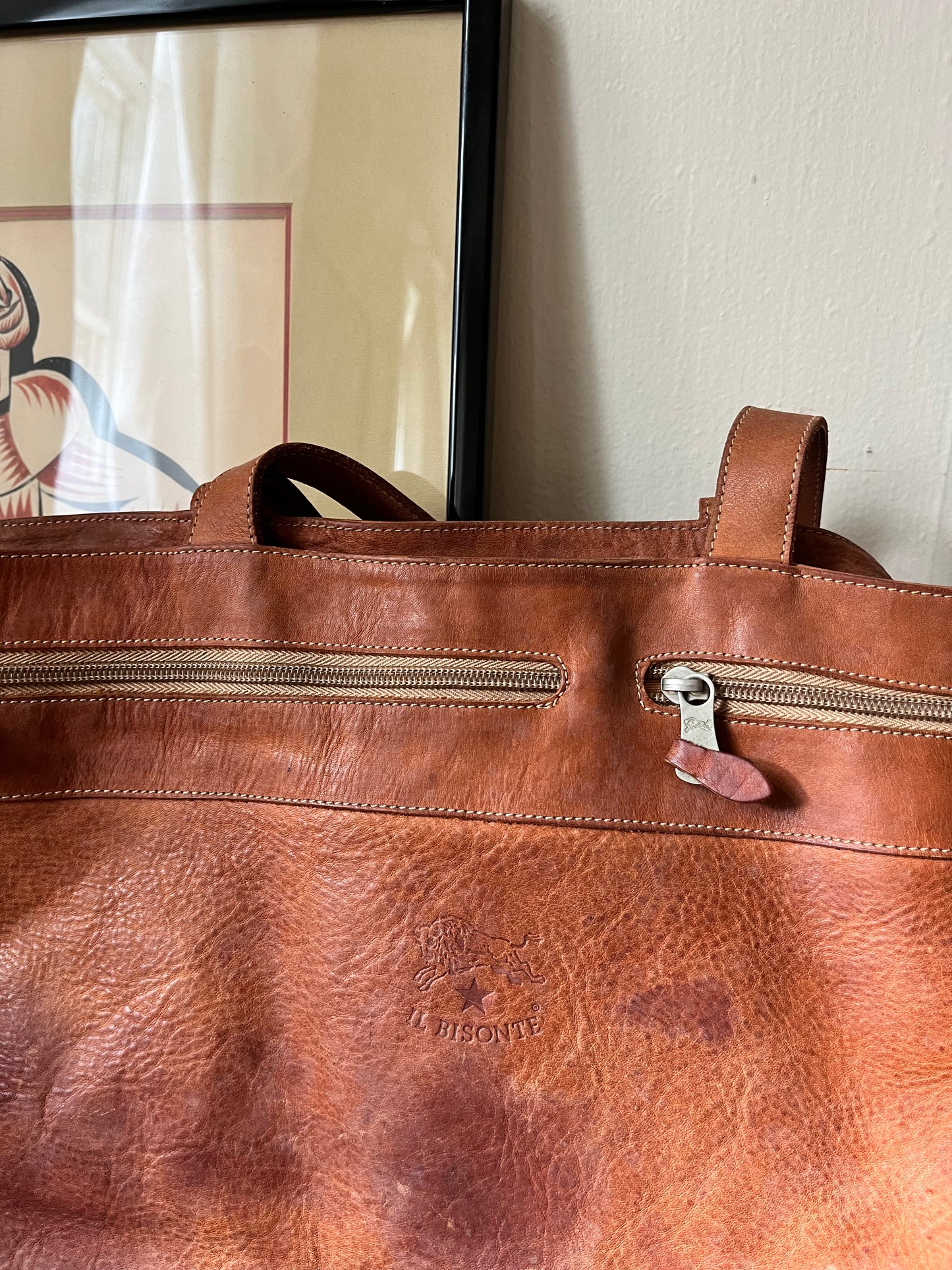 Big Sexy Leather Tote