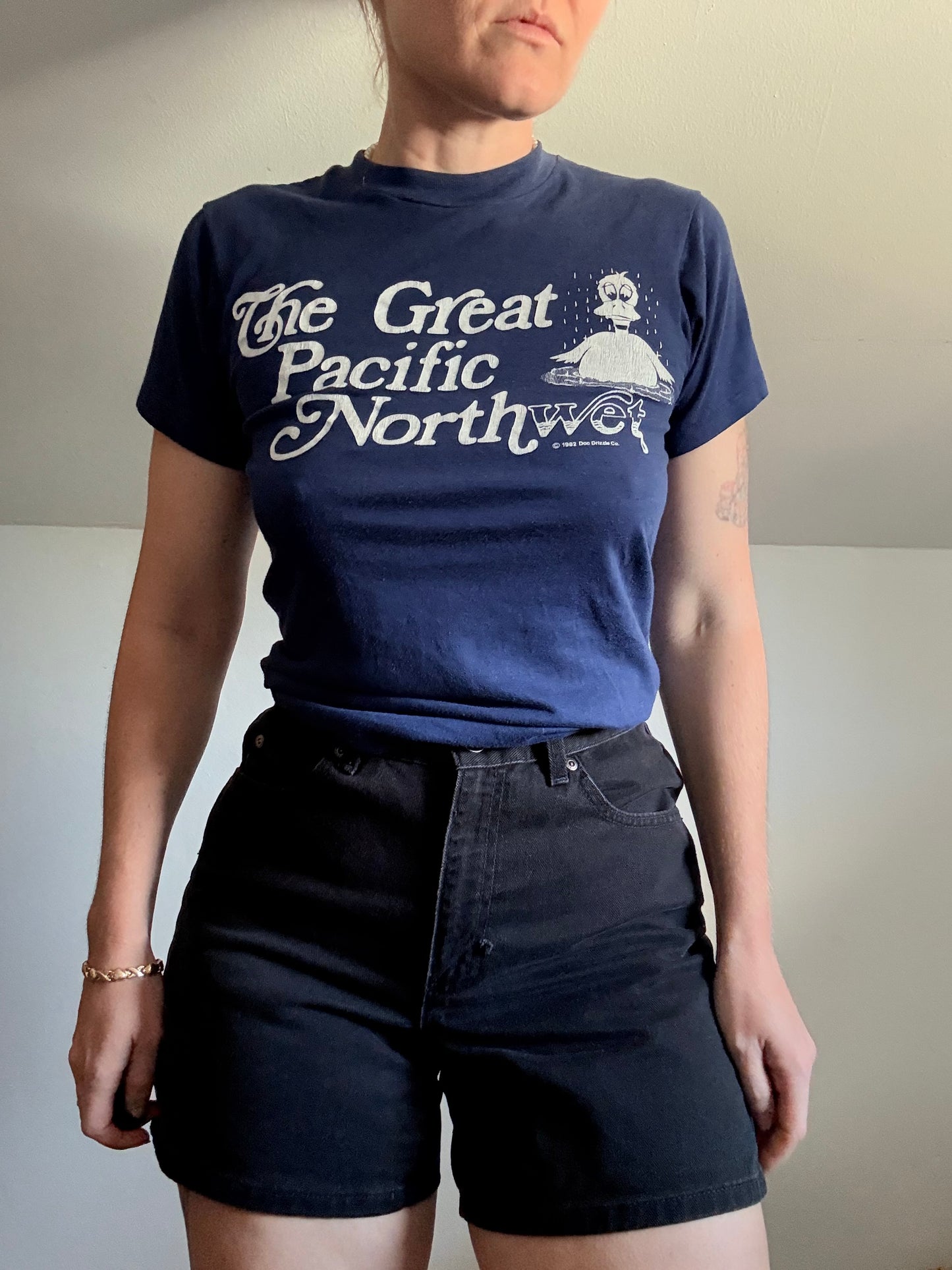 1980s The Great Pacific NW Blue Tee S