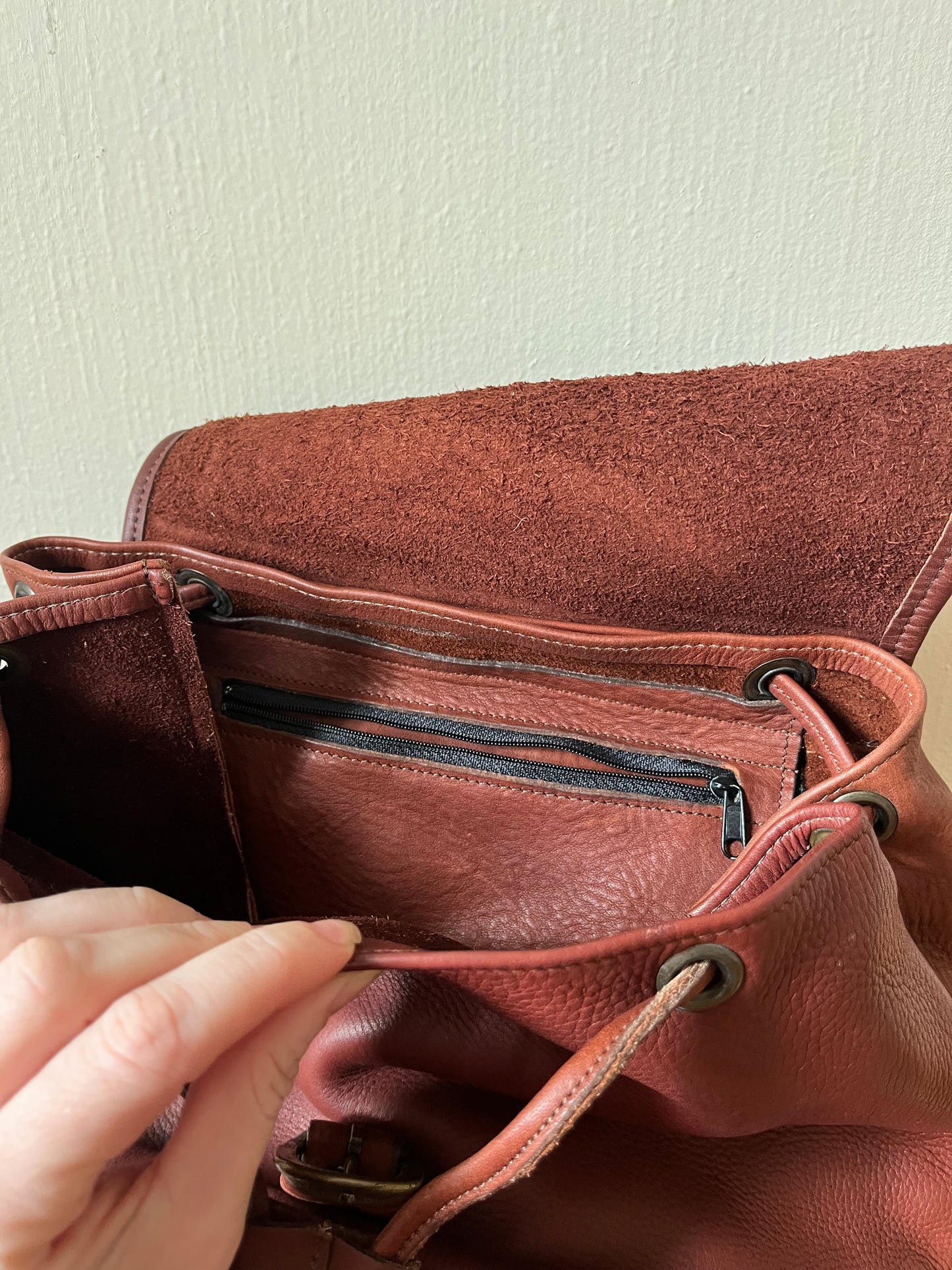 Perfect Vintage Leather Backpack