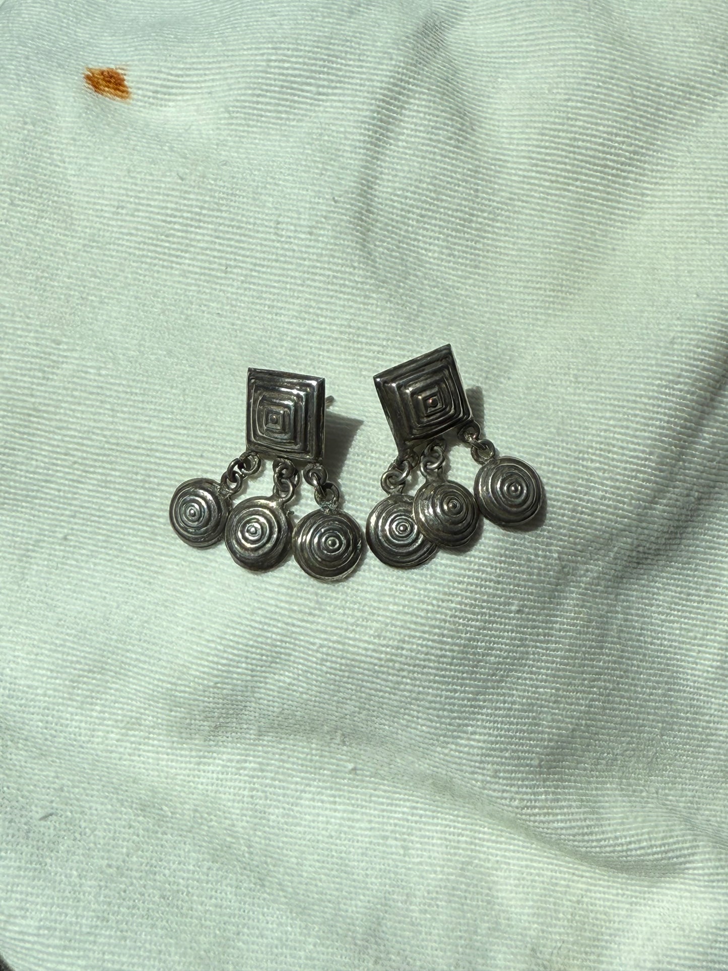 925 Swirly Sterling Earrings
