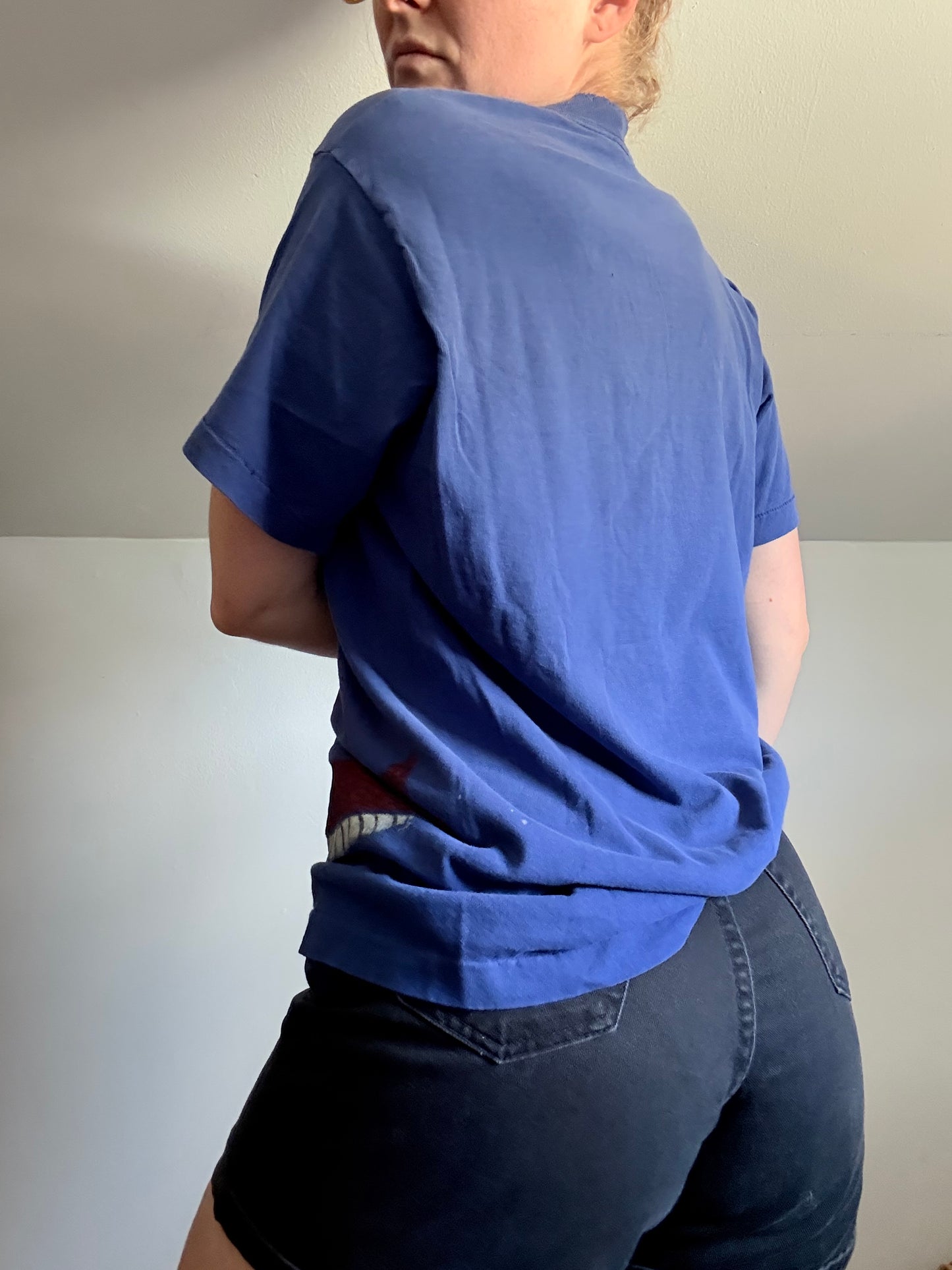1980s Hand Painted Dragon Pocket Tee S-L