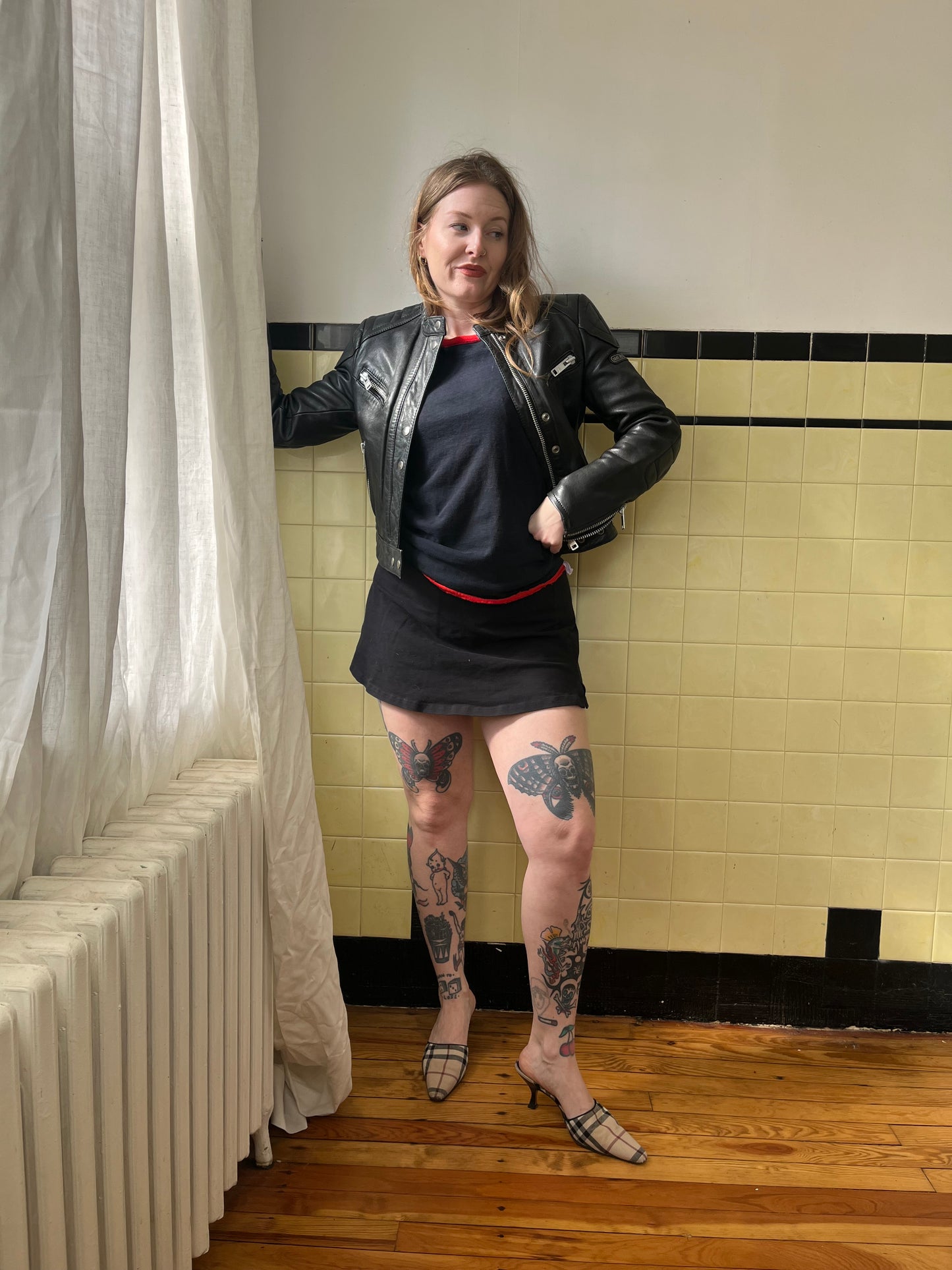 1990s Drag Specialties Leather Jacket XS