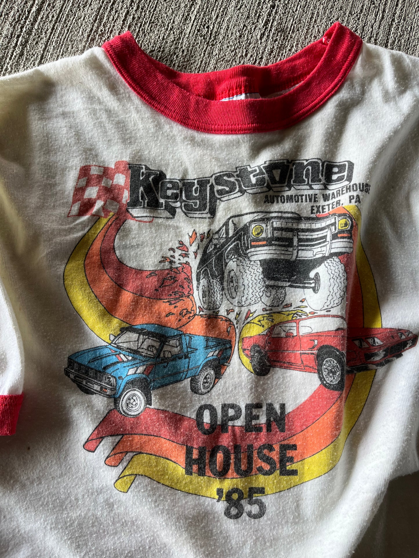 1970s/1980s Racing Tee Amazing Graphic
