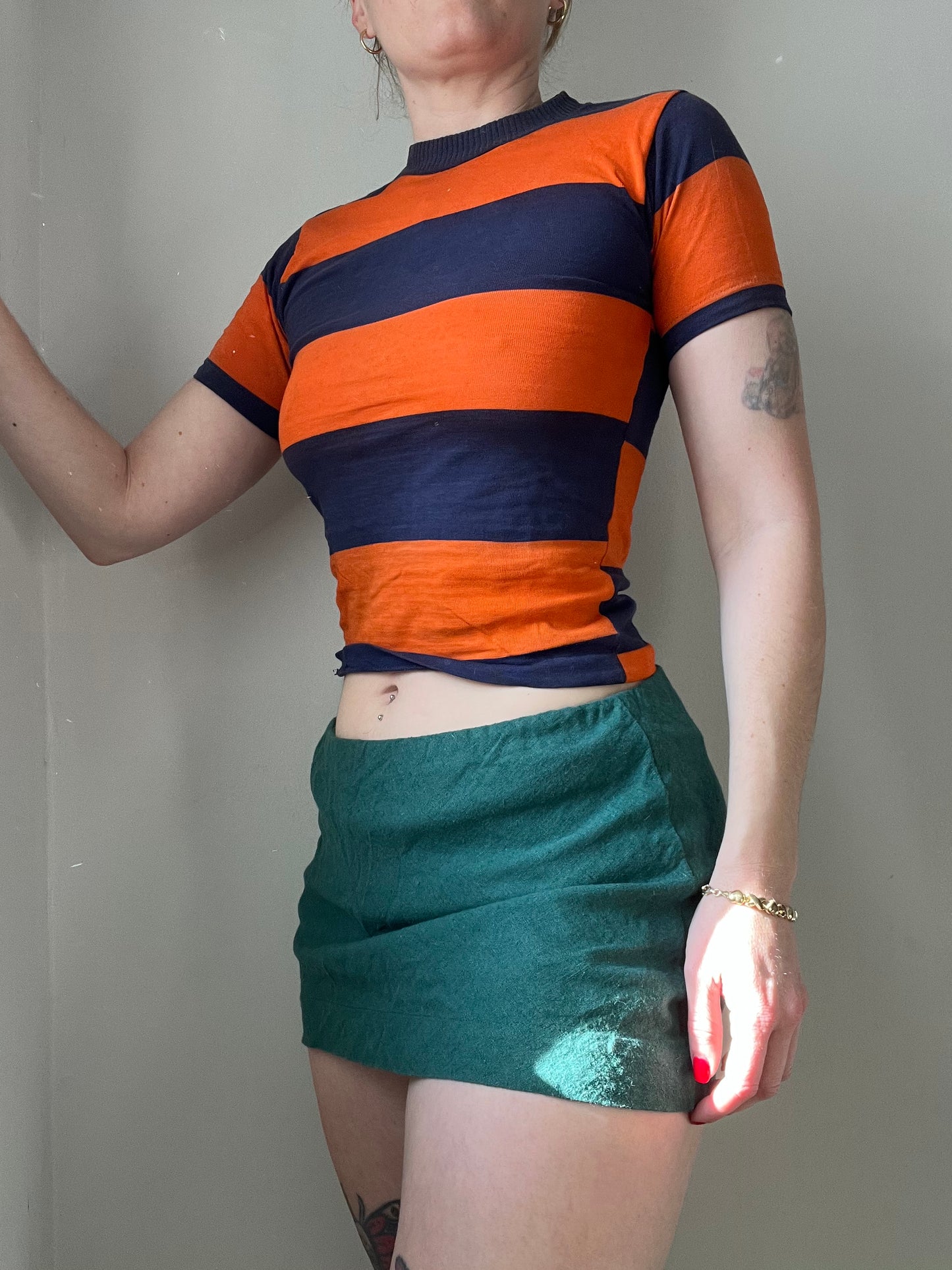 1970s Striped Baby Tee Jones NY