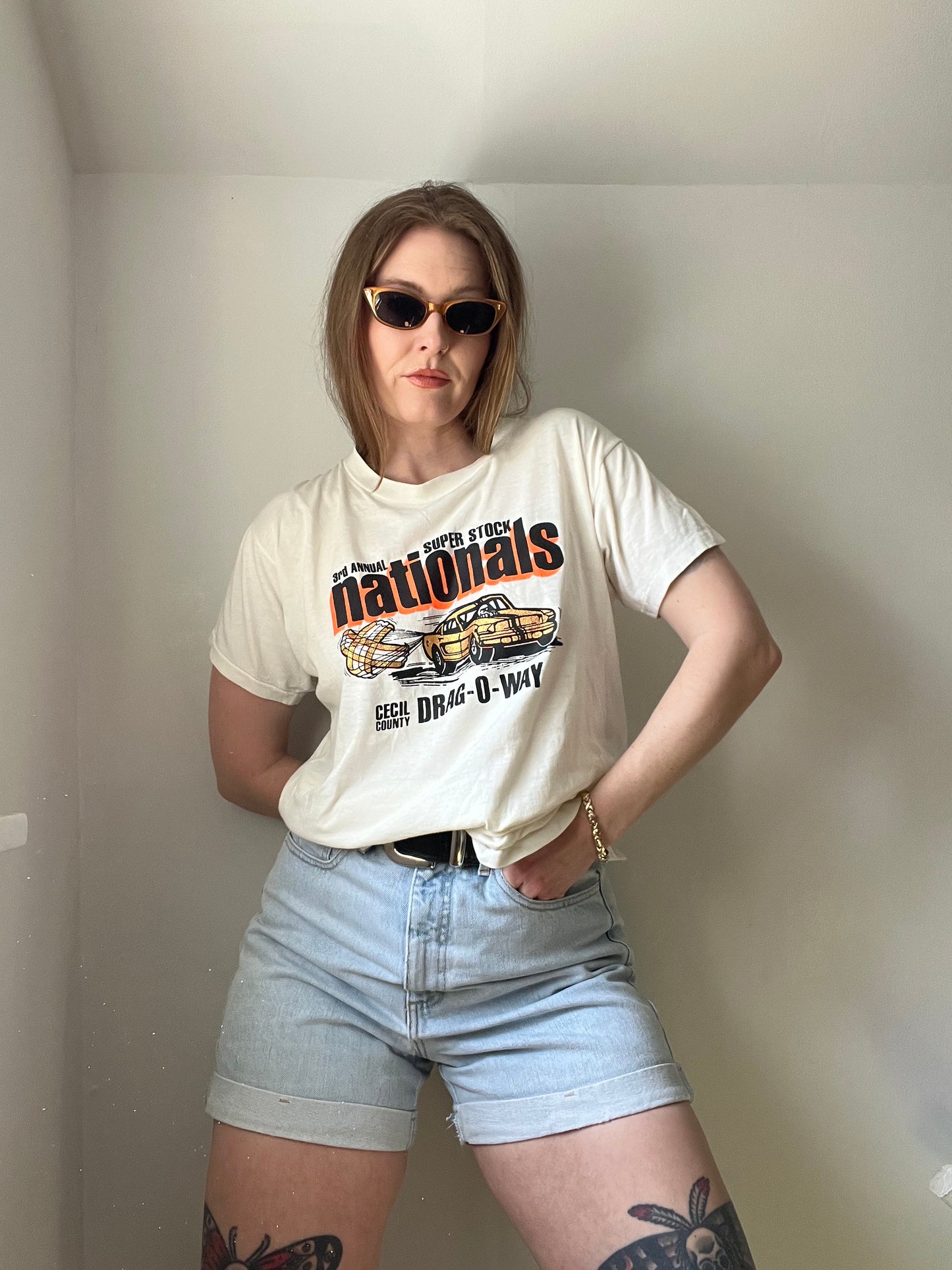 1960’s/1970’s Nationals Drag Racing Tee M
