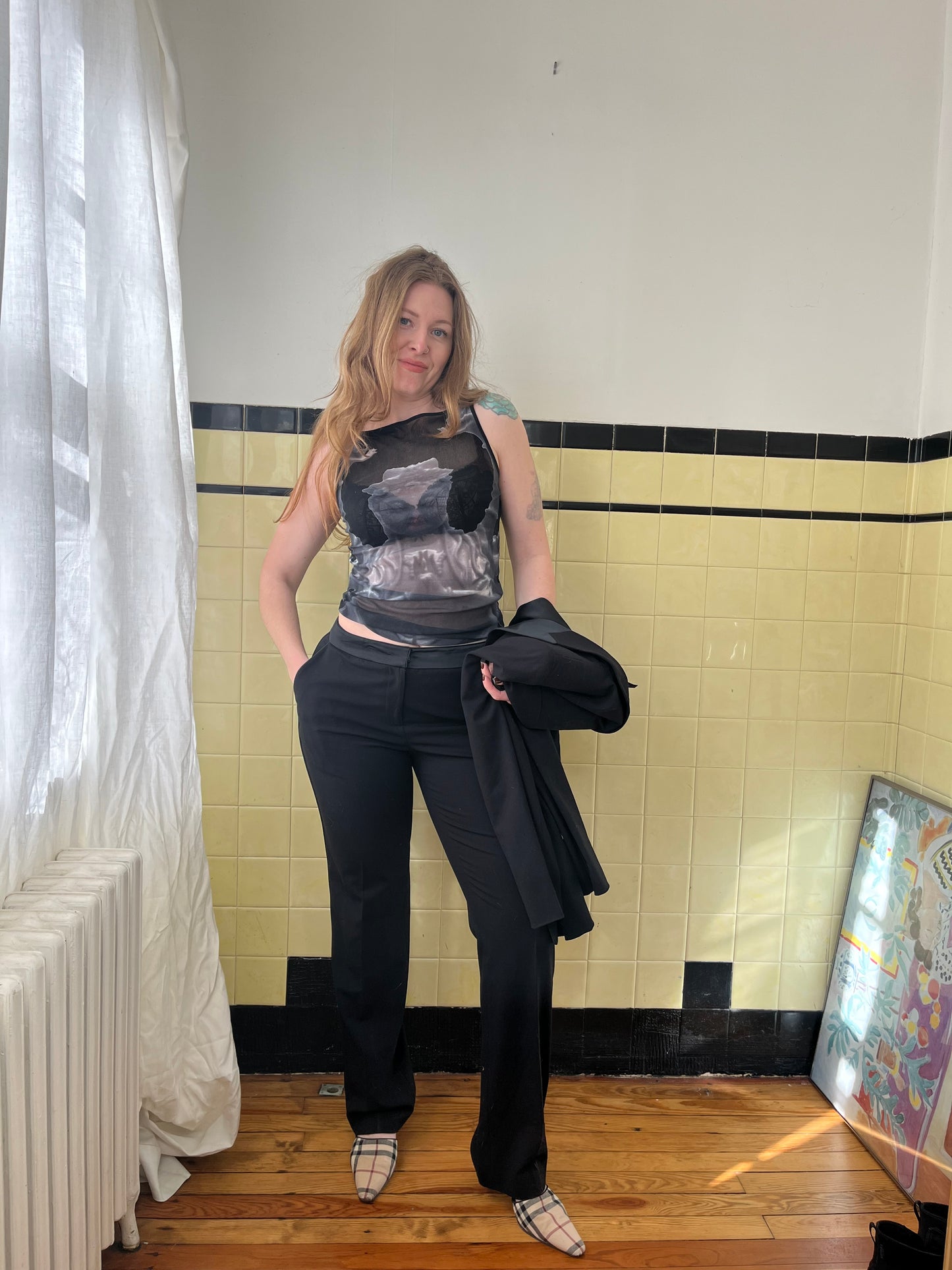 1990s Inc. Brand Black Suit