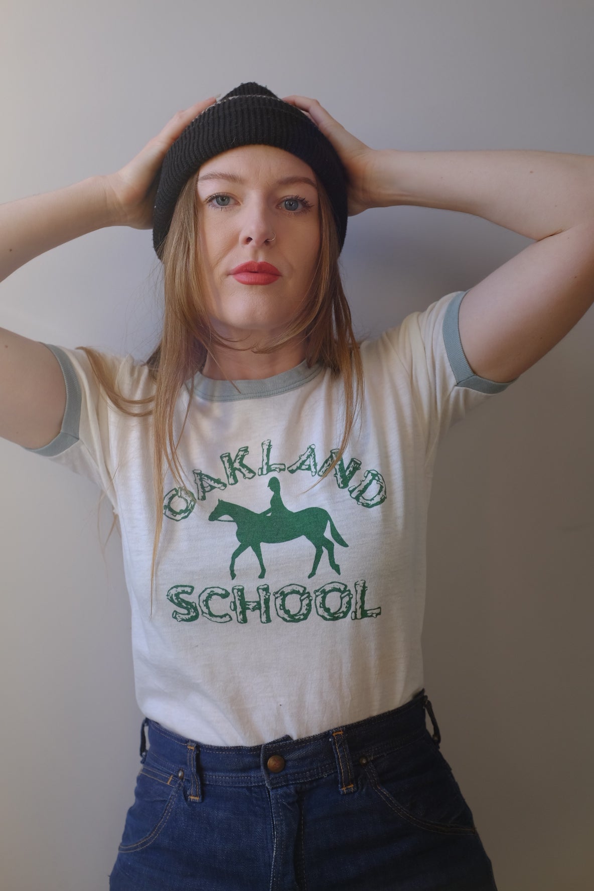 1970’s Oakland School Horse Ringer Tee