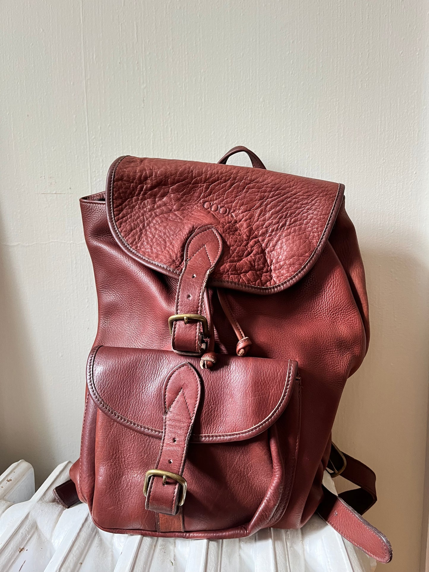 Perfect Vintage Leather Backpack