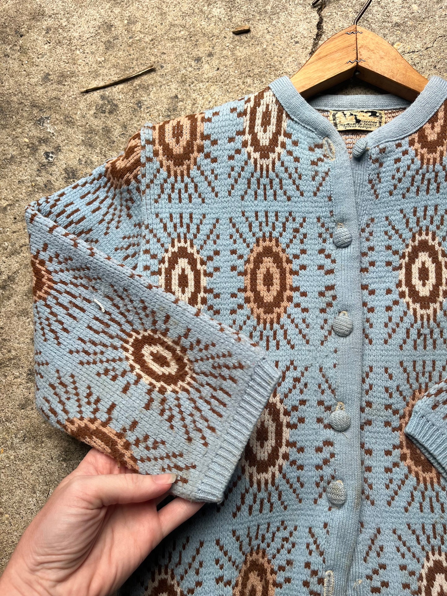 Baby Blue Vintage Sweater