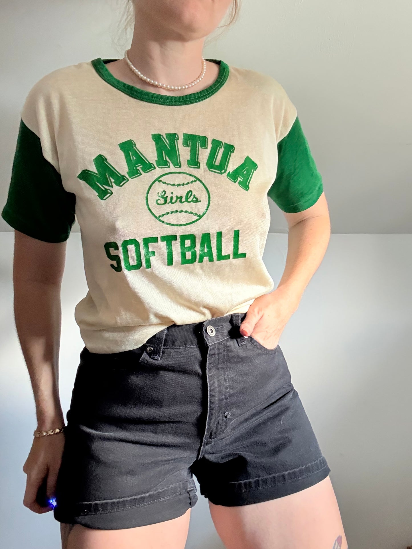 1960s/1970s Mantua Softball Jersey Tee M