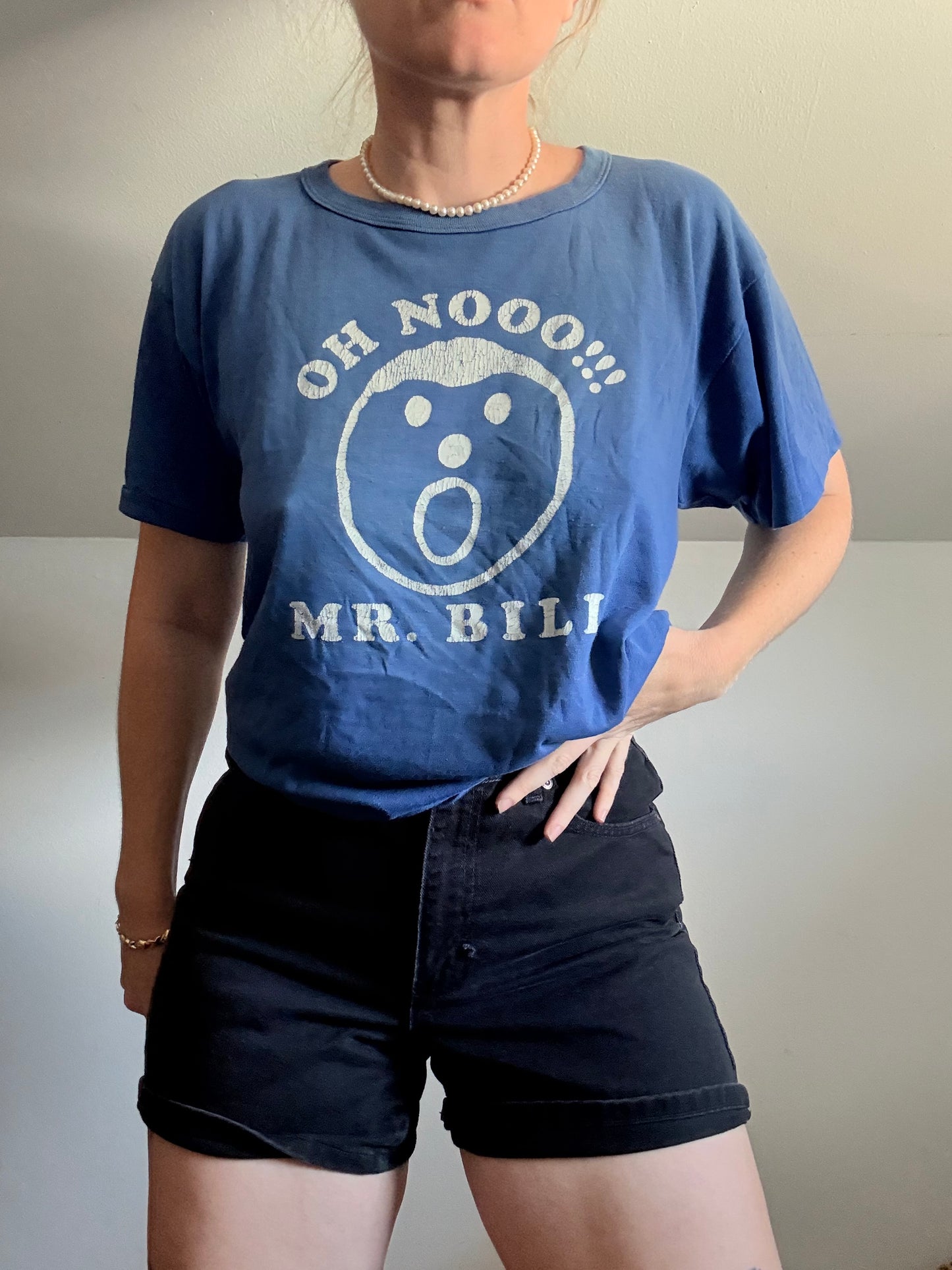 1970s Oh Nooo!!! Mr Bill Blue Tee S-L