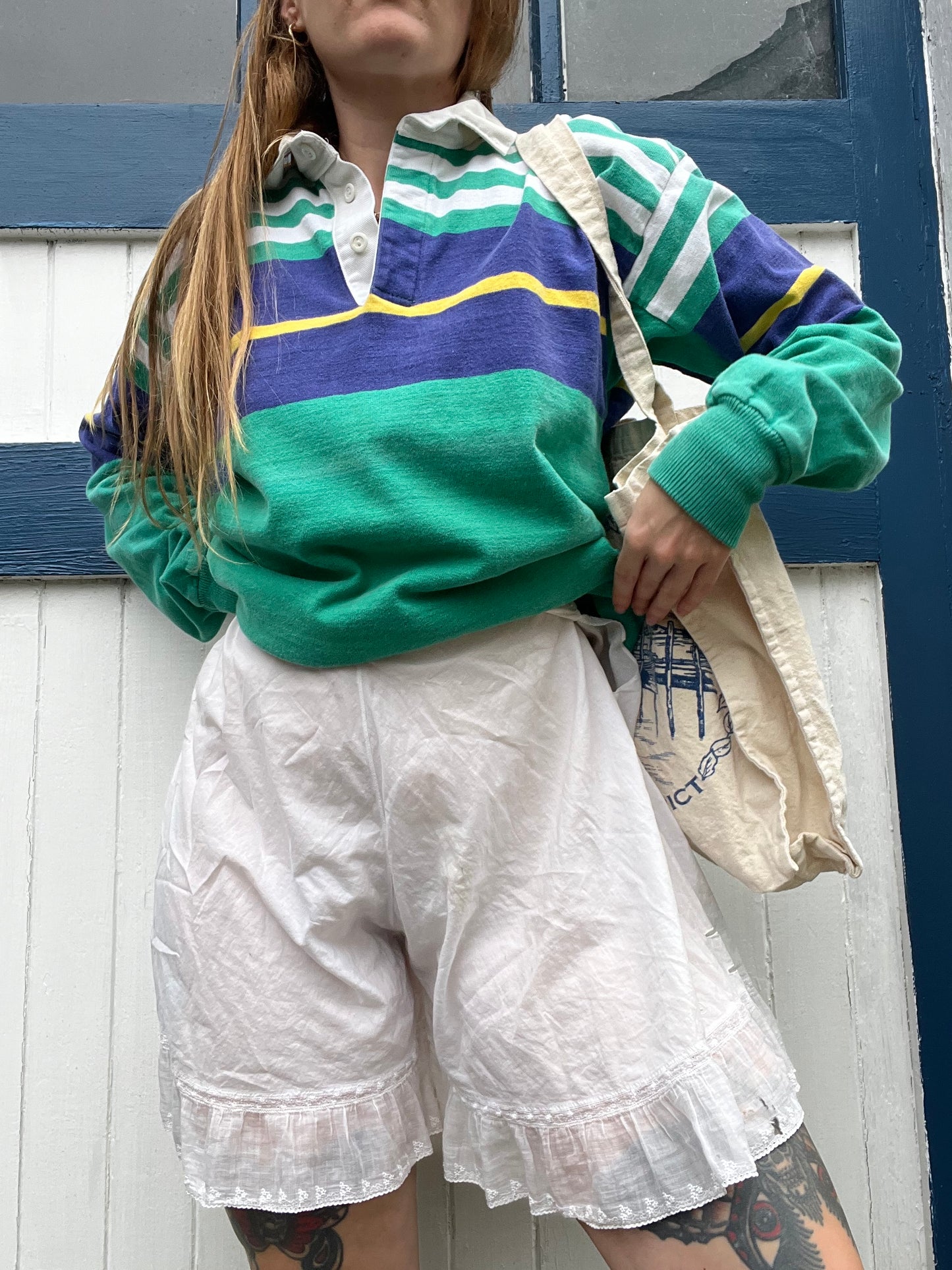 Vintage Bloomers and Tote