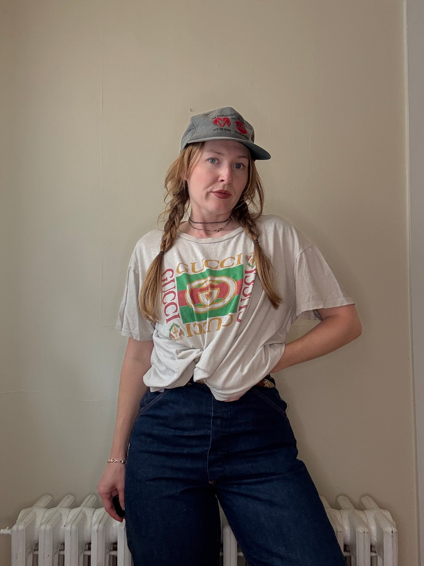 1990s Gucci Bootleg Boxy Tee L