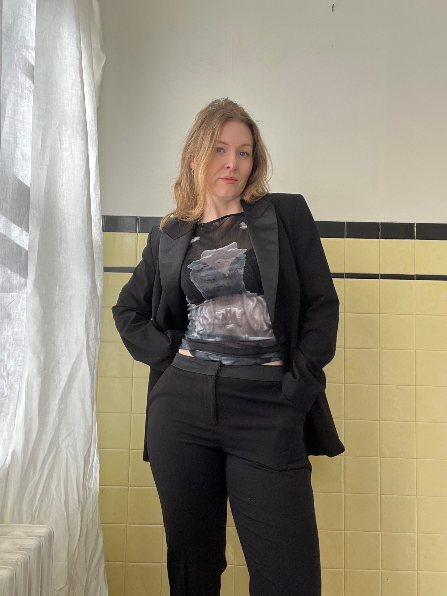 1990s Inc. Brand Black Suit