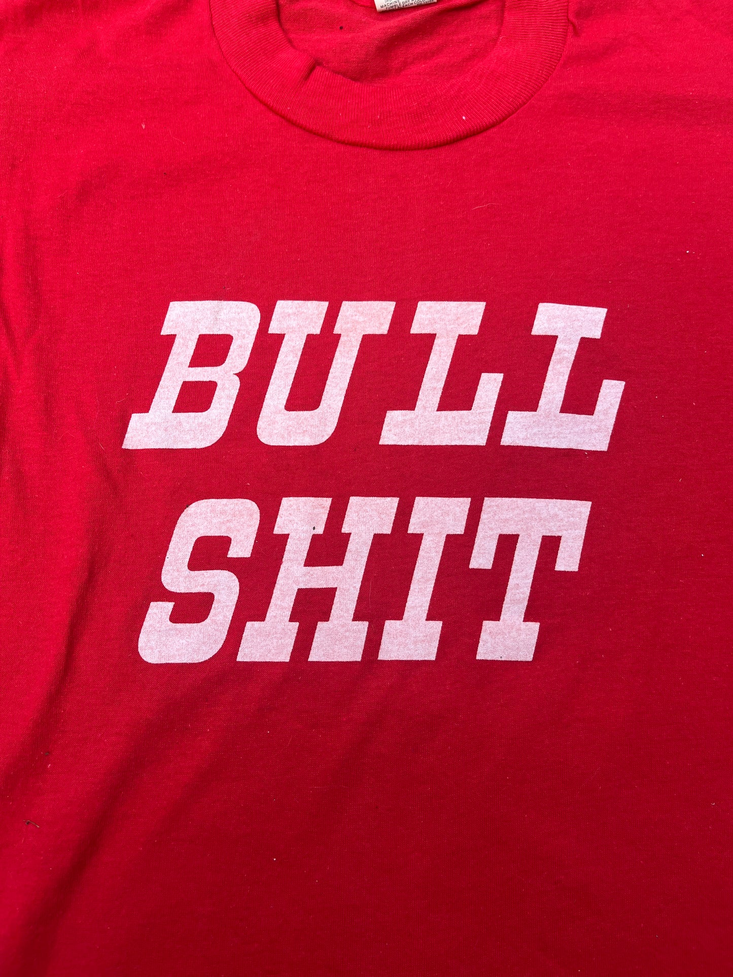 Vintage Printed Bull Shit Tee S/M