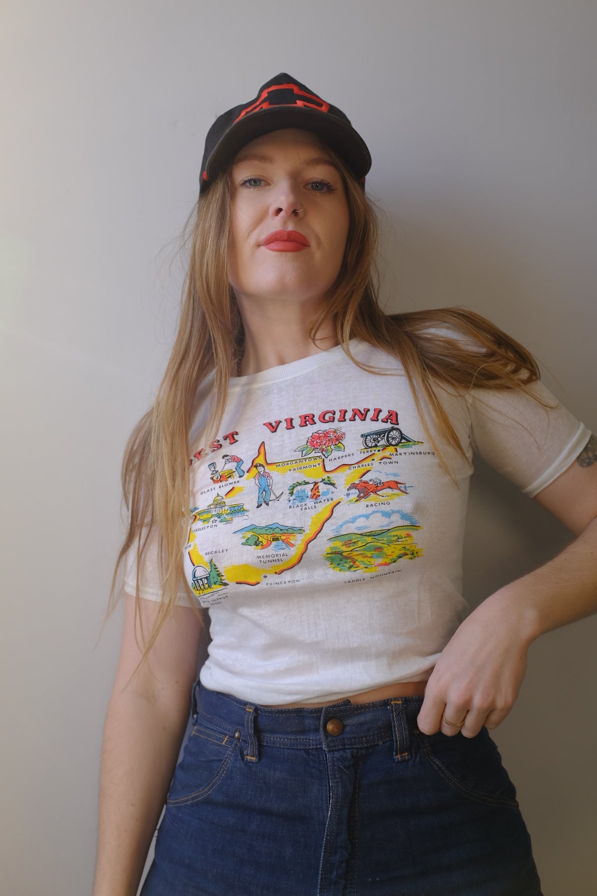 1960’s West Virginia Souvenir Tee S