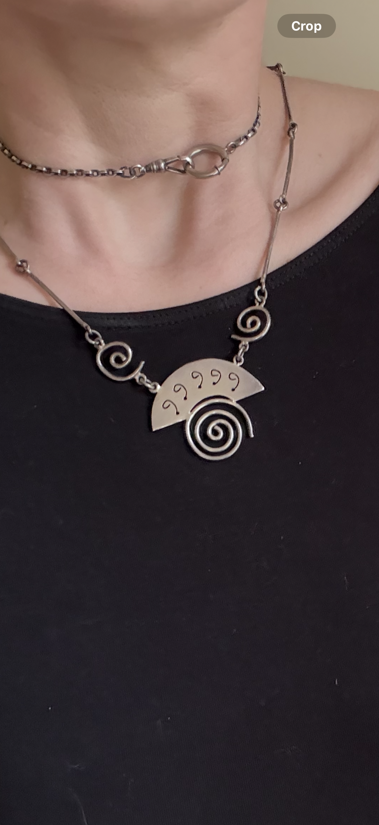 Swirly Silver 925 Necklace