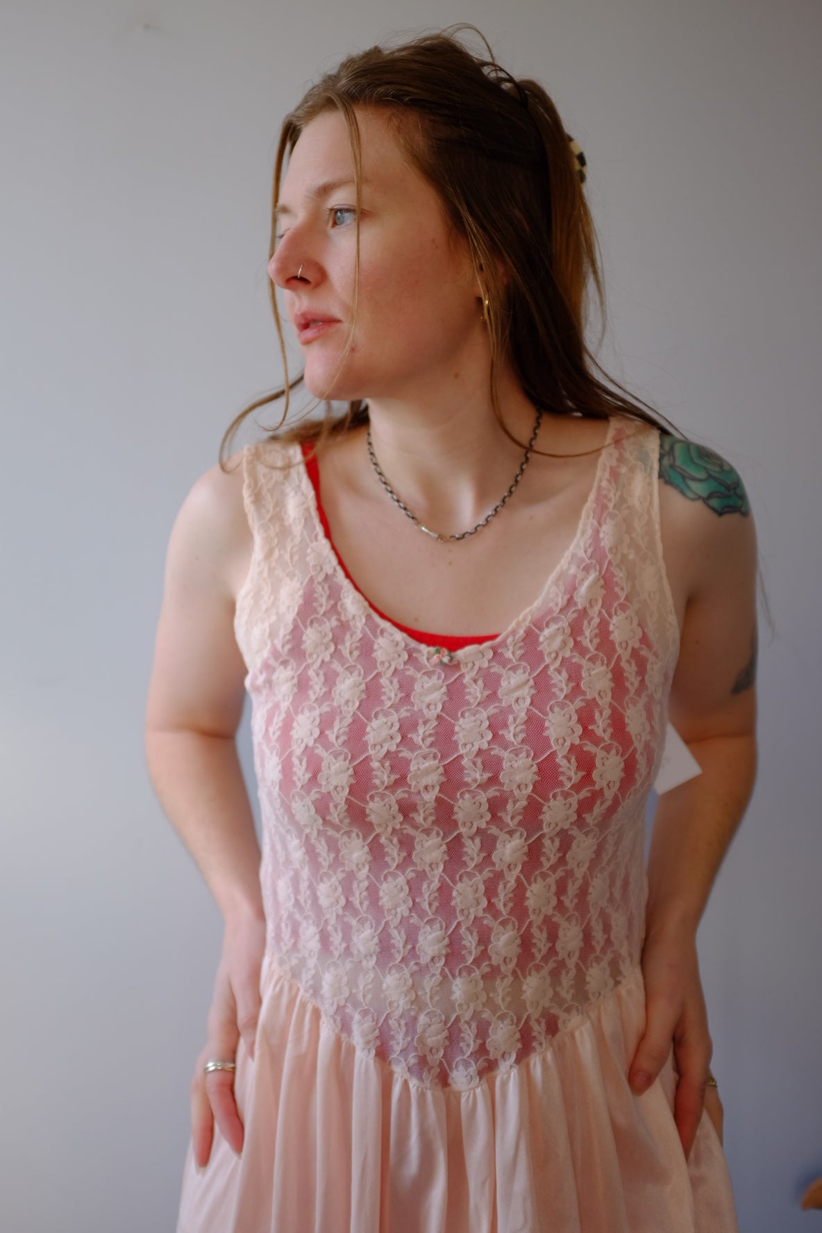 1970’s Lace Slip Dress S-L