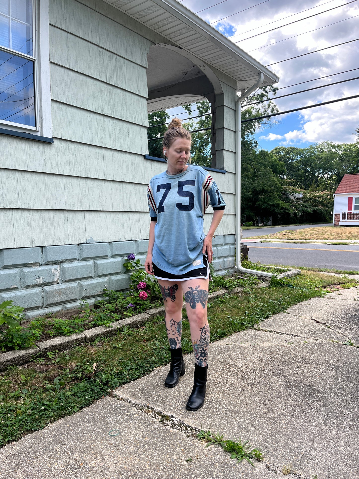 Vintage 1960s Blue 75 Jersey