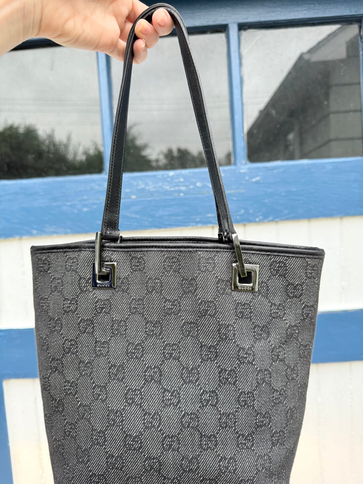 1990s Gucci Purse Leather Handles