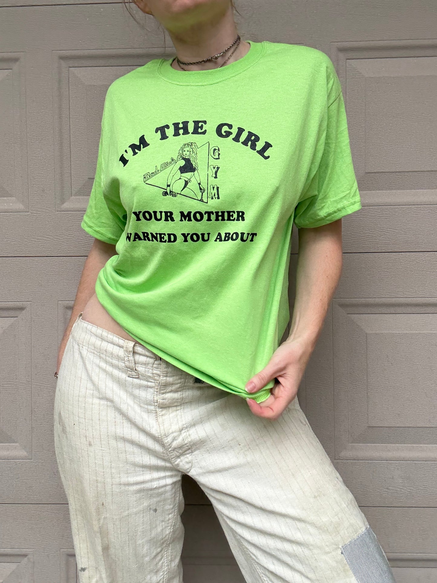 Green Bad Girl Tee 1990s