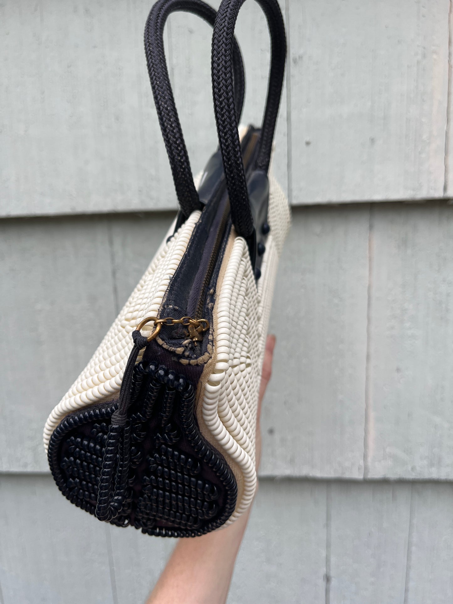 Vintage 1940s Telephone Cord Purse