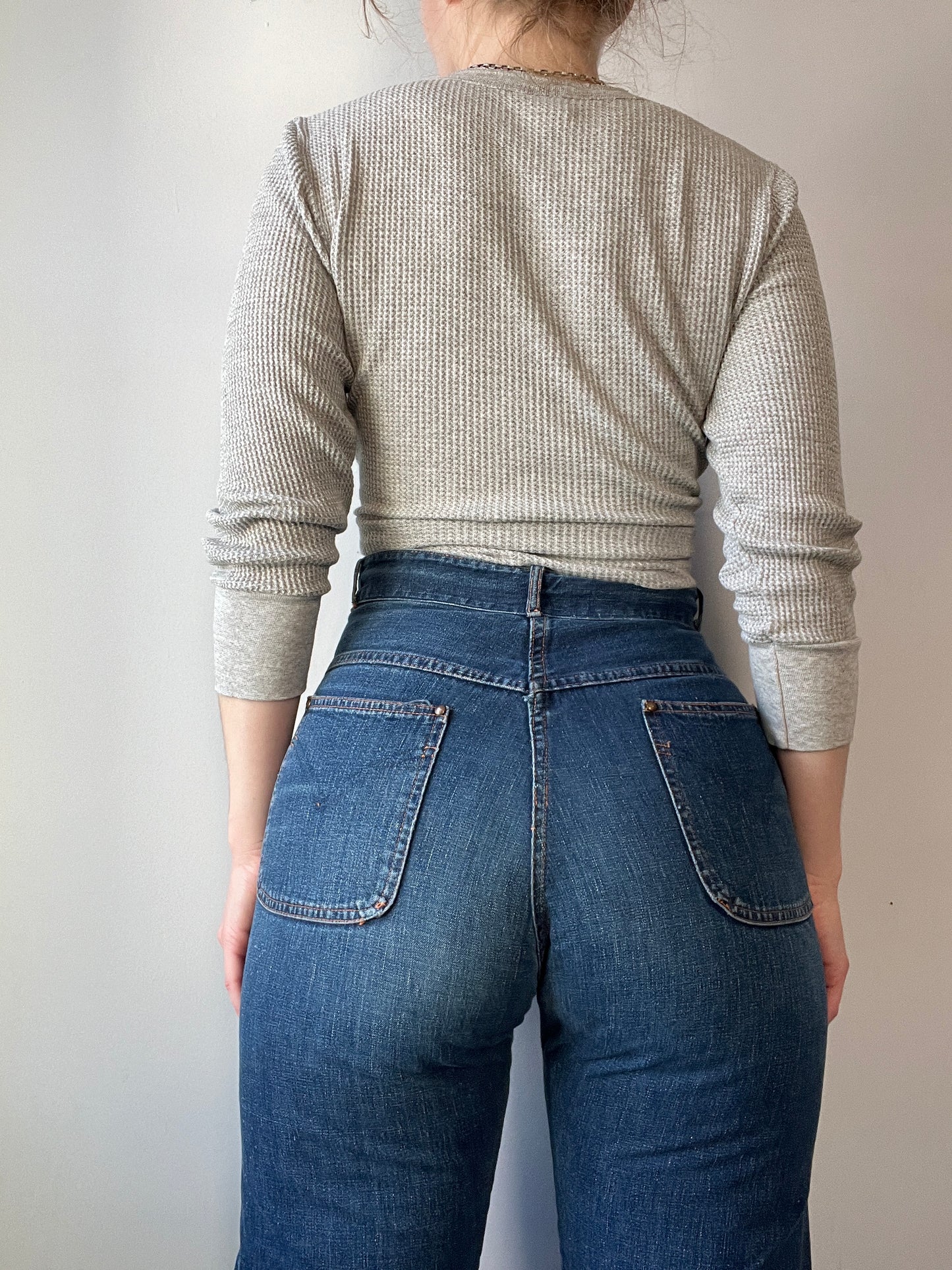 Vintage 1940s 1950s Side Zips 27”/28”