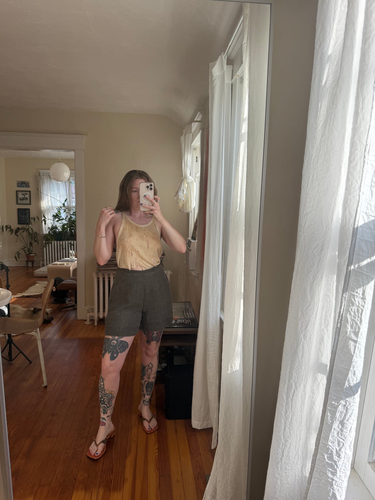1940s Side Zip Shorts