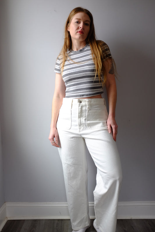 New With Tags Madewell Sailor Pants 29” $138 New