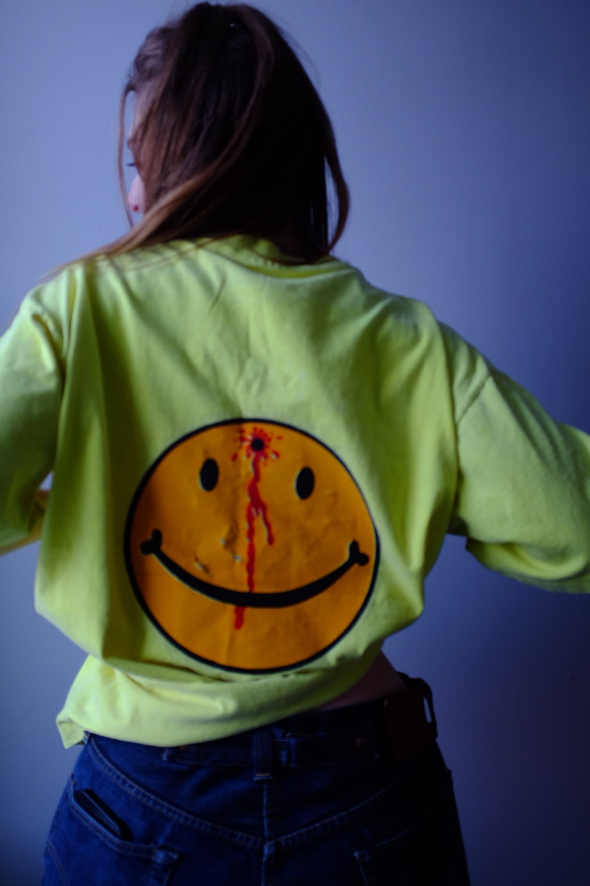 1990s Smiley T Shirt L