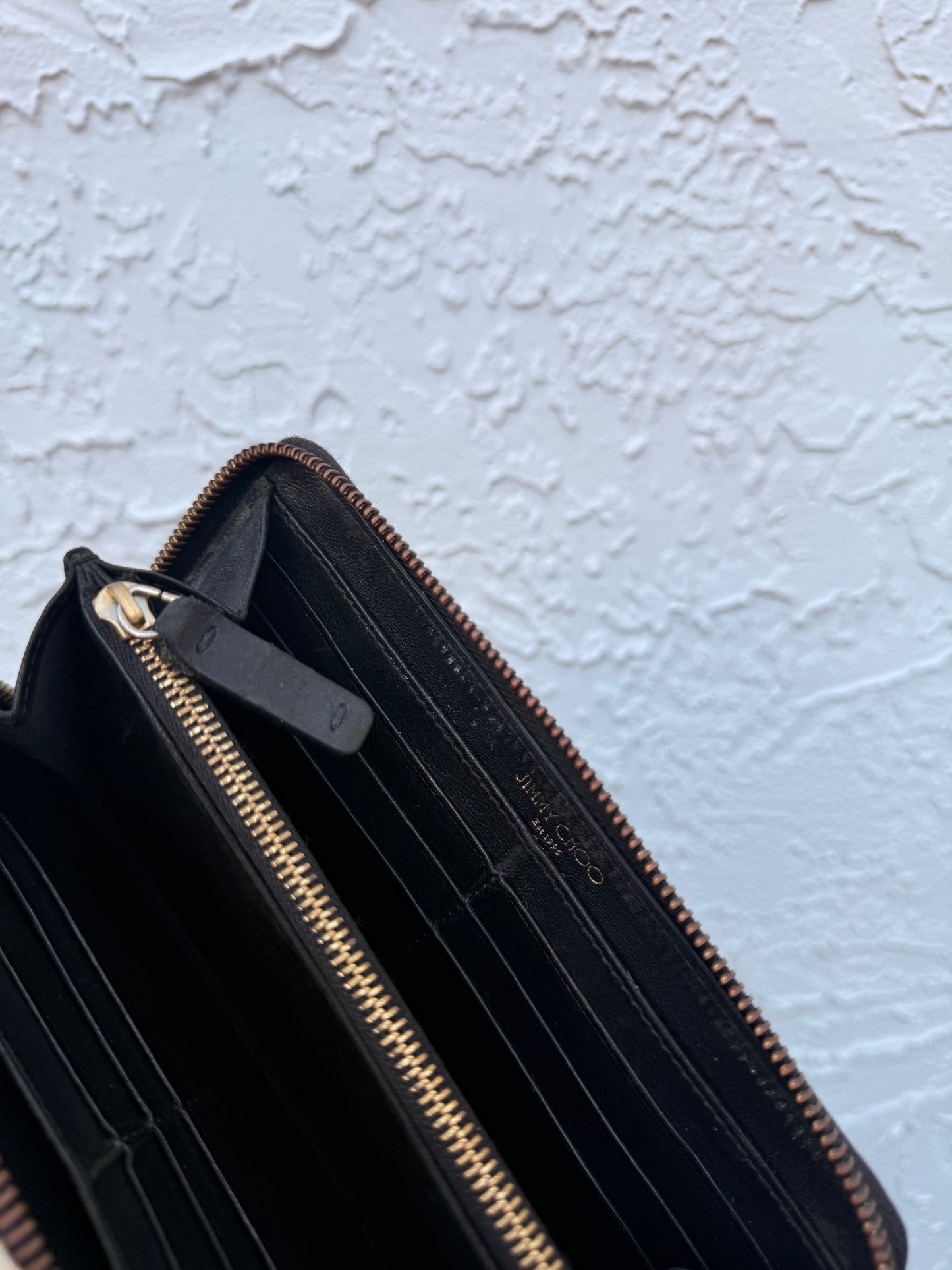 Jimmy Choo Star Studded Zip Wallet