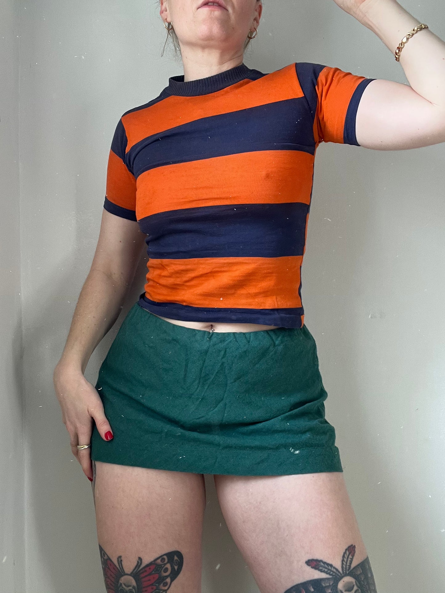 1970s Striped Baby Tee Jones NY