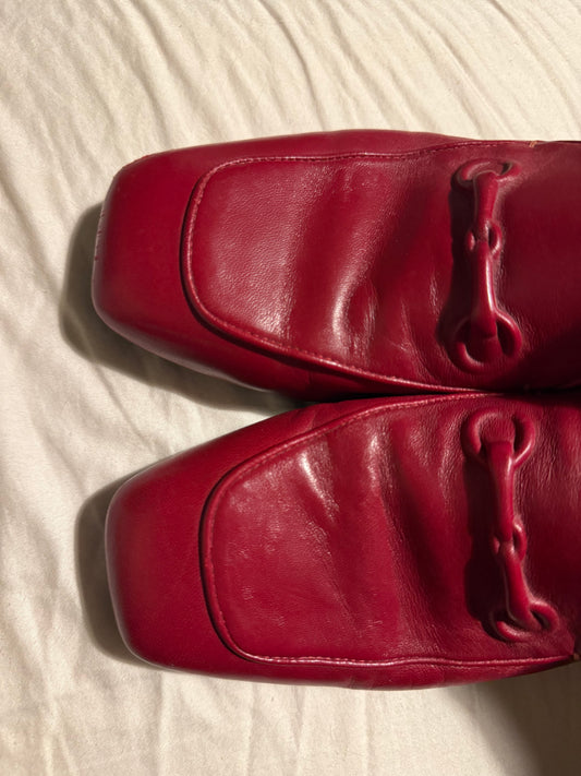 Mara Bini Red Loafers 40, 9/9.5