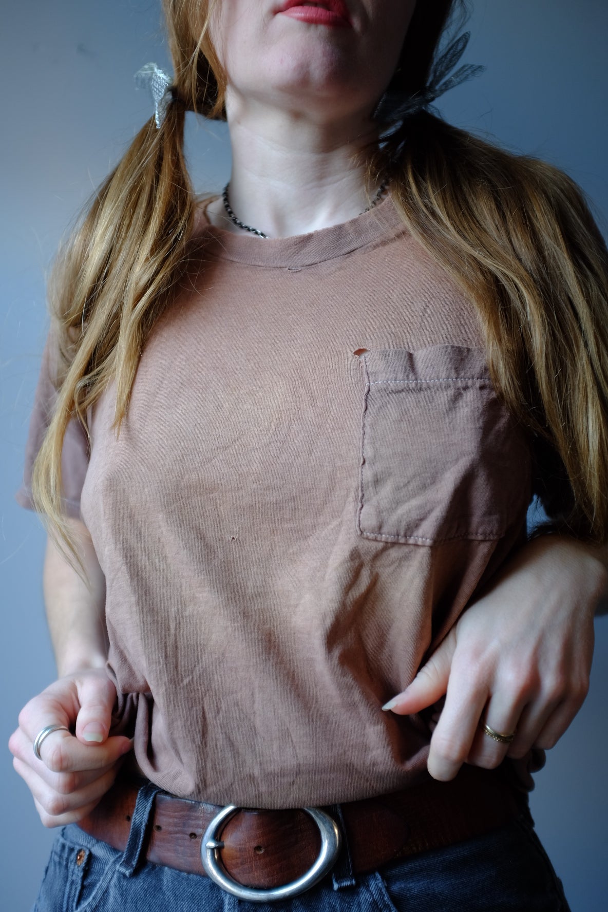 1970s Tan Pocket Tee