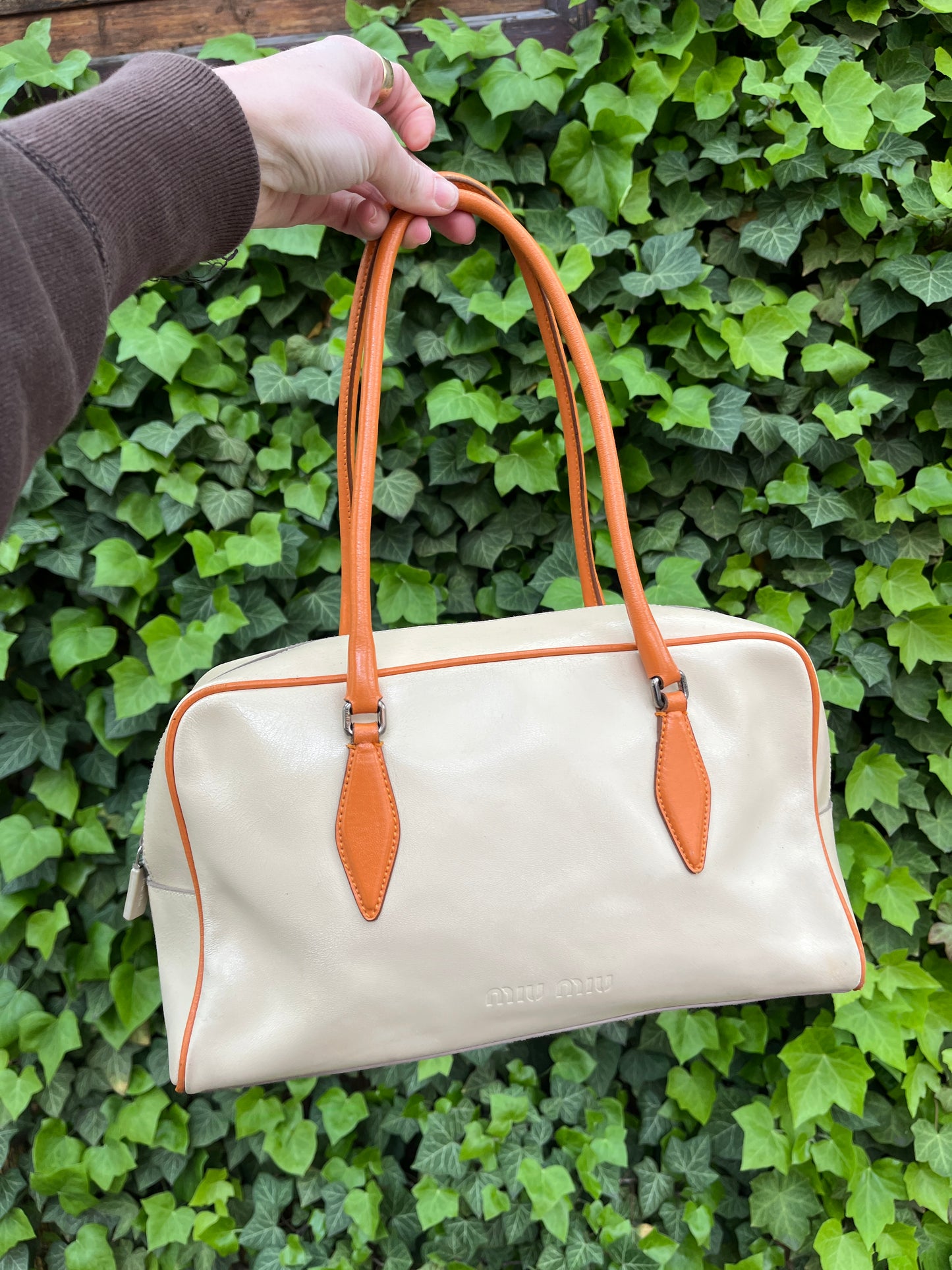 Vintage Miu Miu Bowling Bag Purse