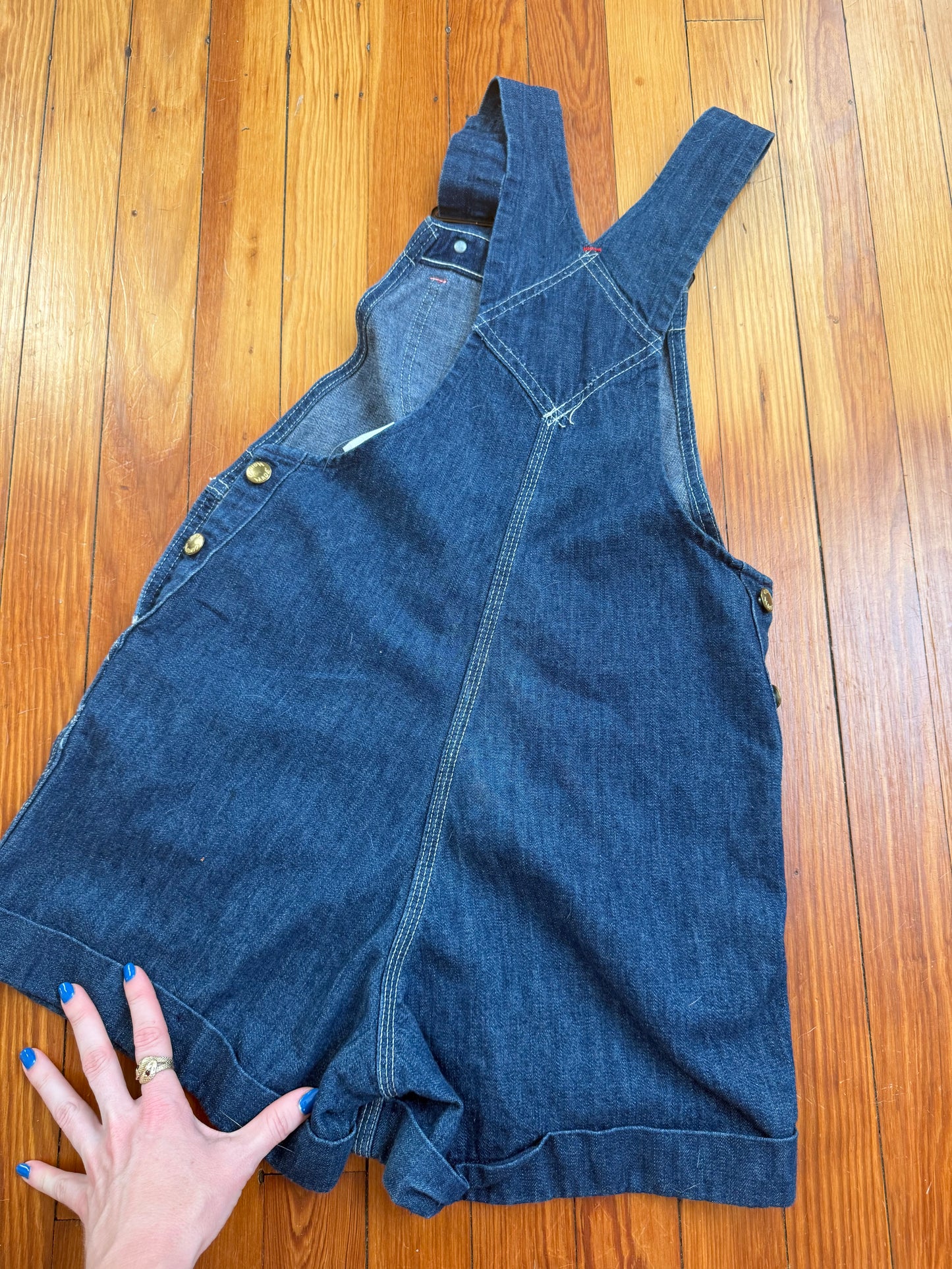 1970s Overall Shorts