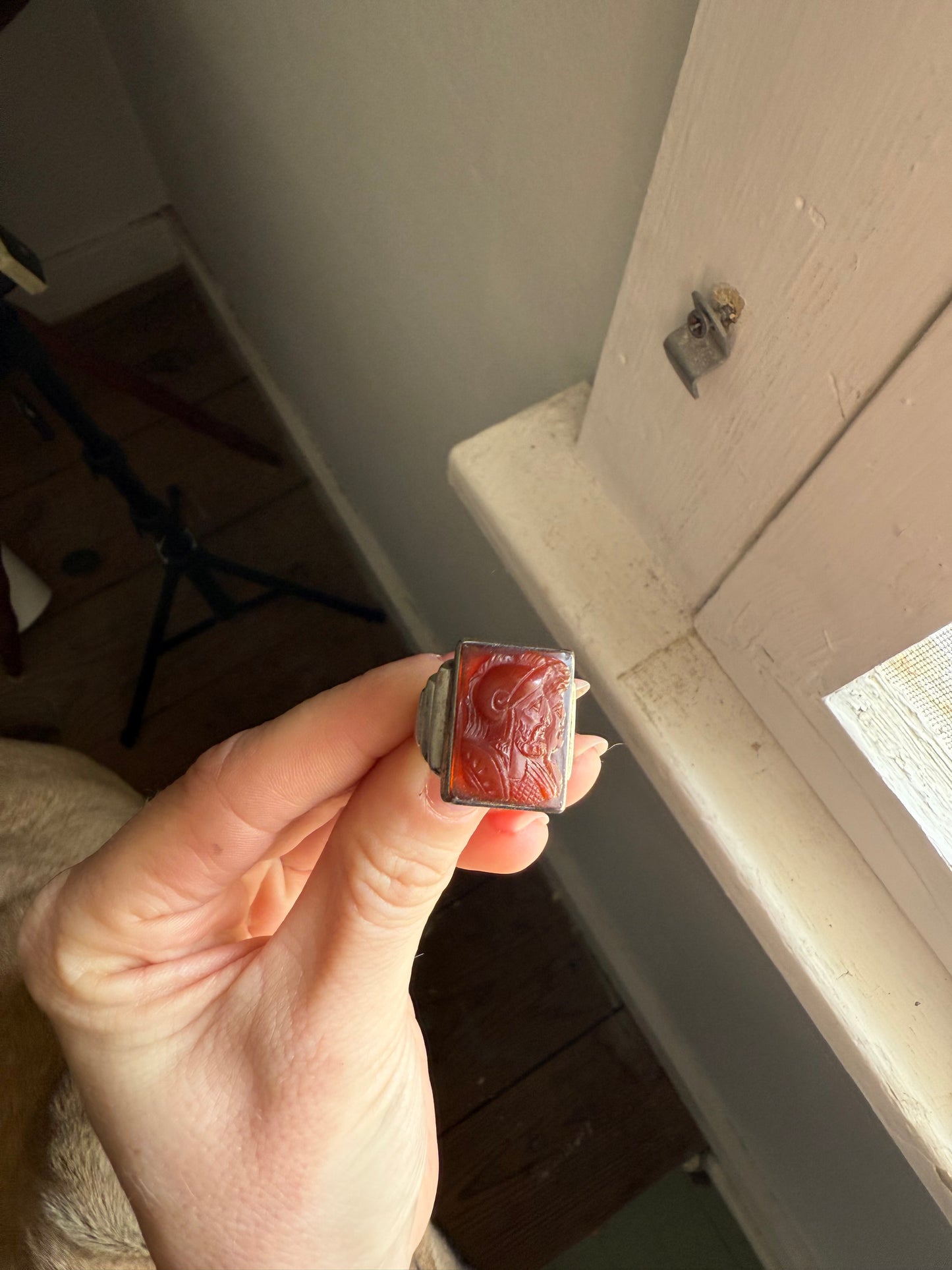 Carnelian Intaglio Ring