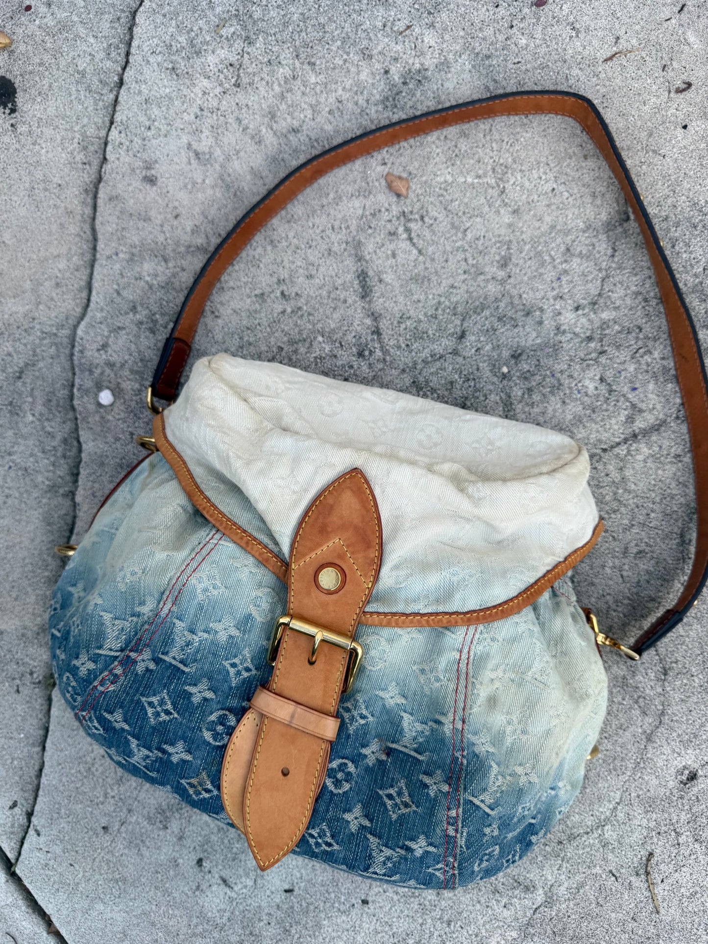 2010 Louis Vuitton Sunshine Denim Bag