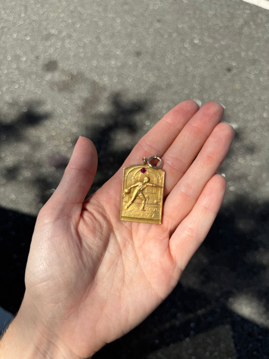 1930s Bowling Pendant