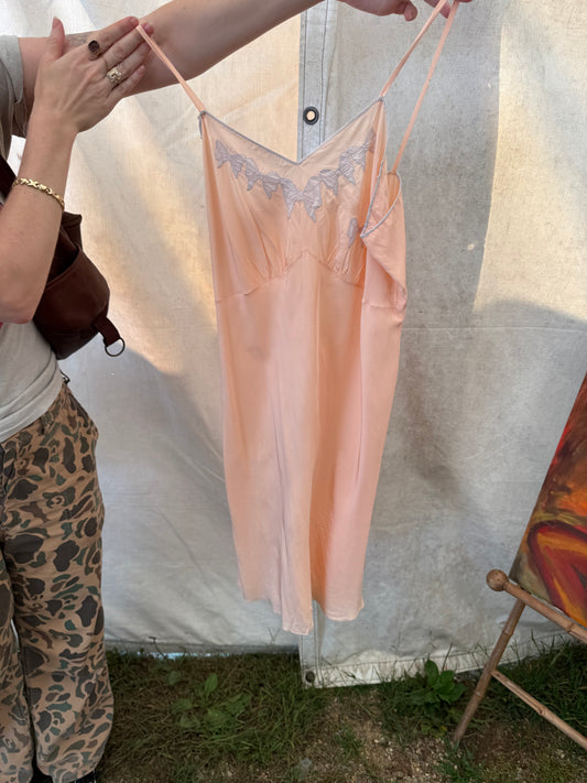 1940s Satin Bow Slip