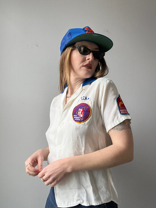 1950’s Embroidered Bowling Tee Small