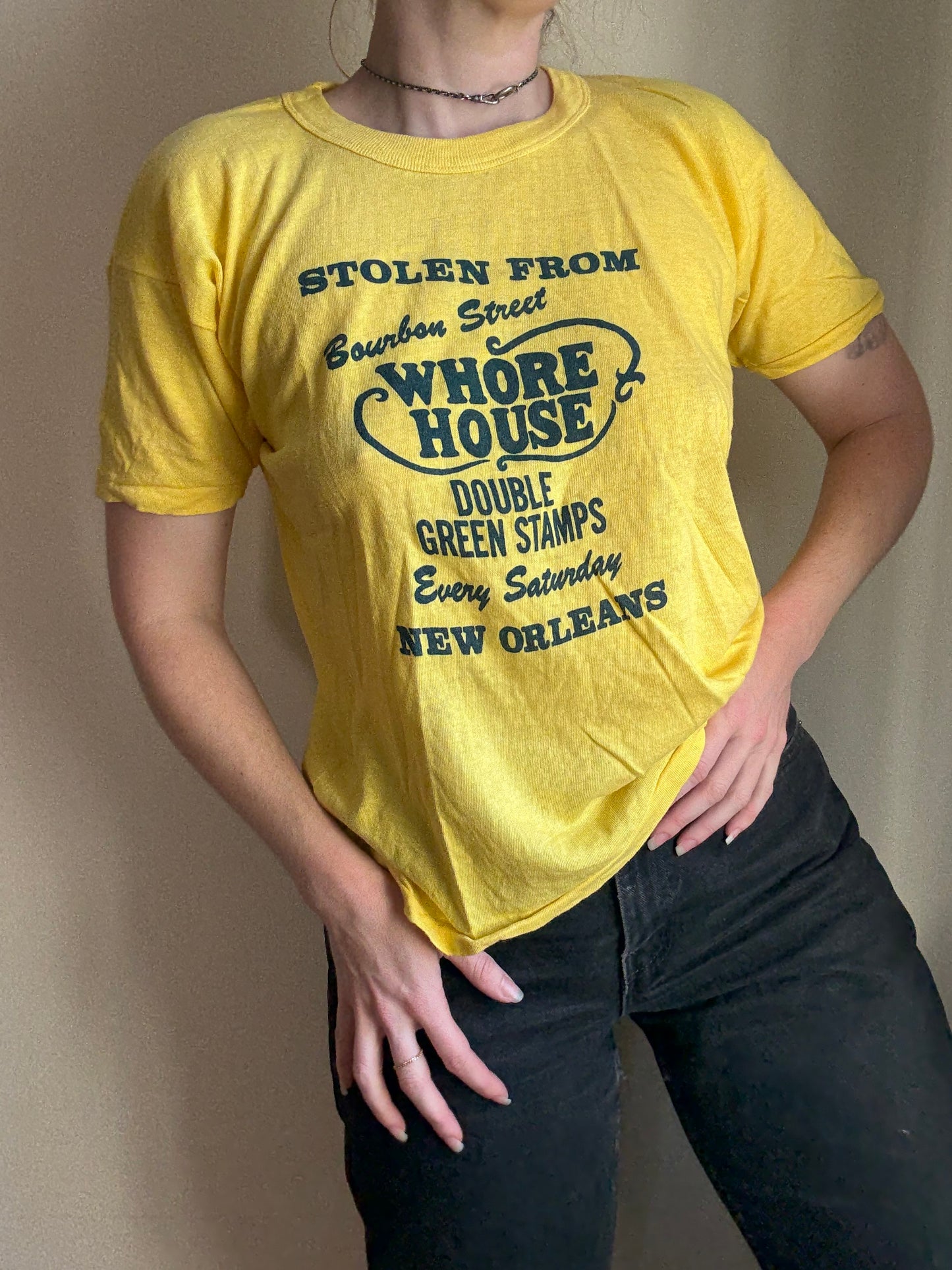 1980s Bourban St Whore House Tee M