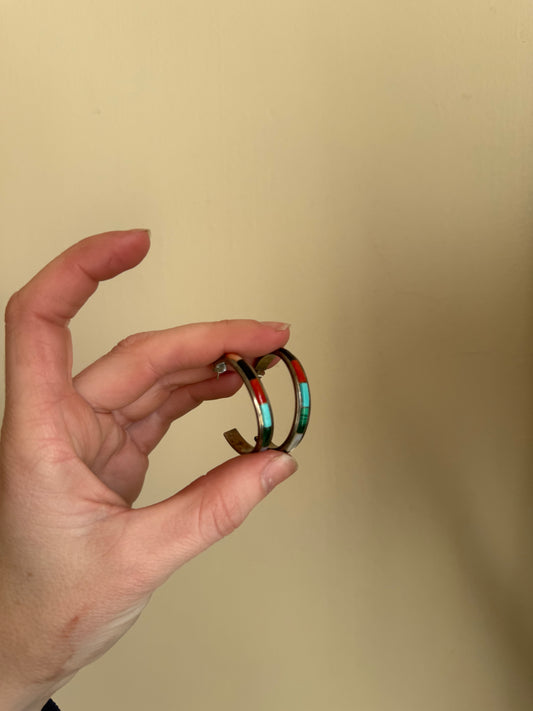 Zuni Inlay Earrings