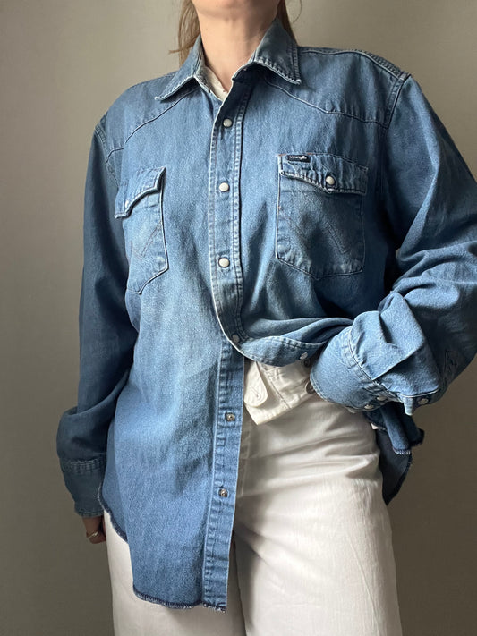 1980s Wrangler Pearl Snap
