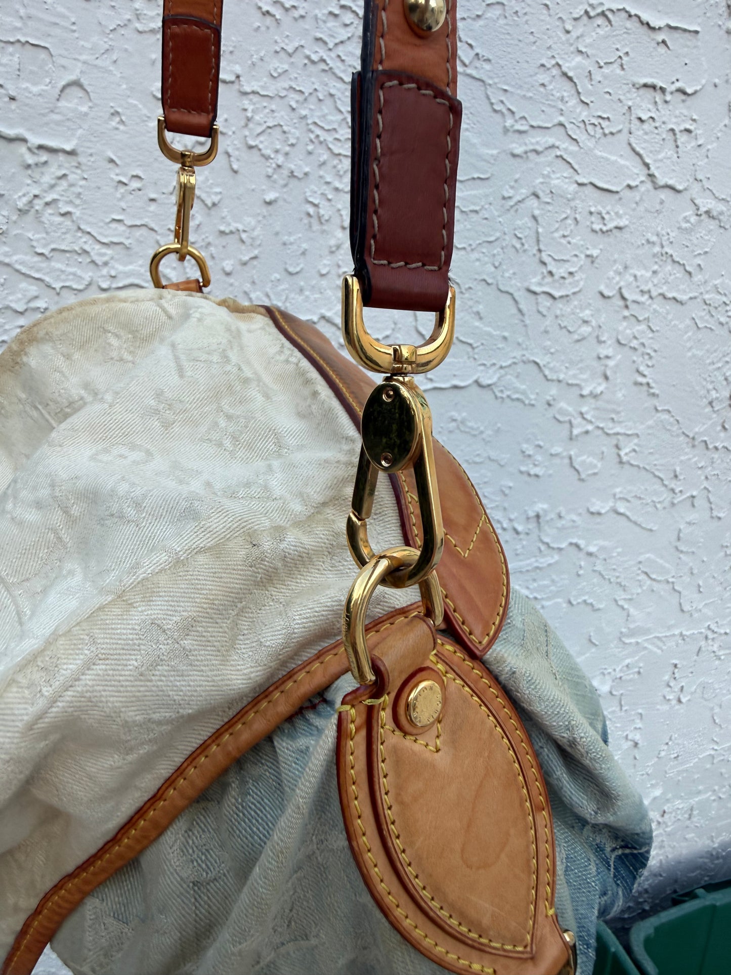 2010 Louis Vuitton Sunshine Denim Bag