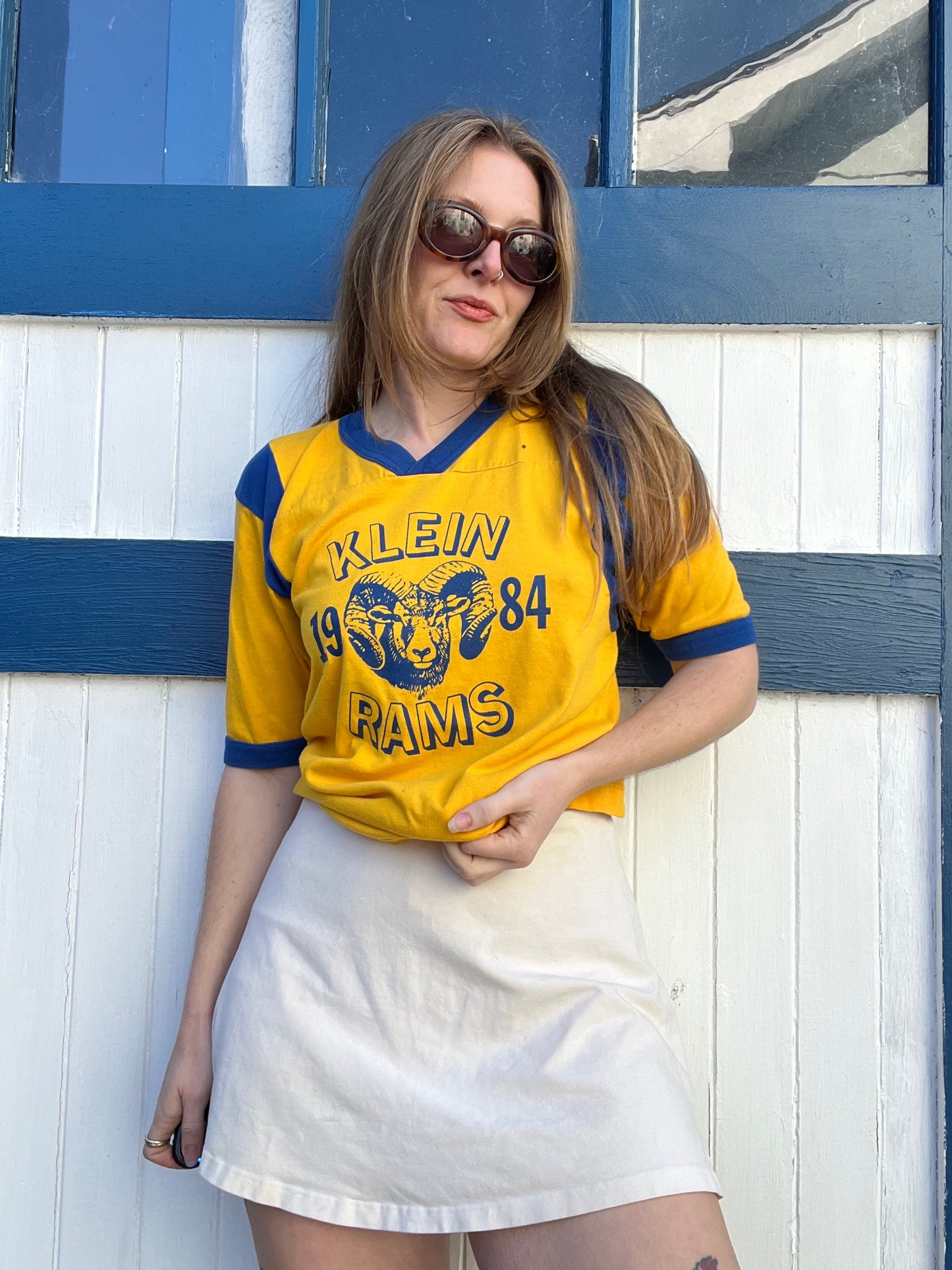 1980s Klein Rams T Shirt M