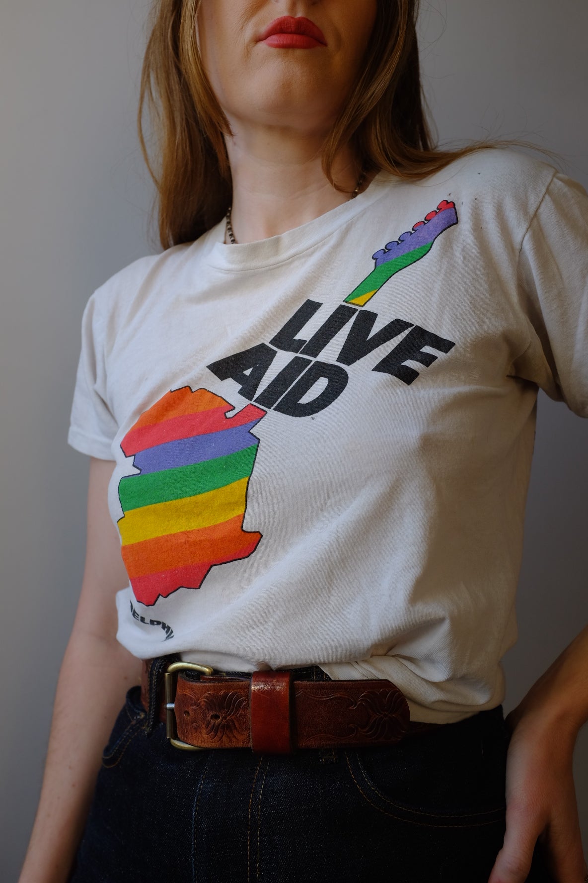 1980s Live Aid T Shirt M