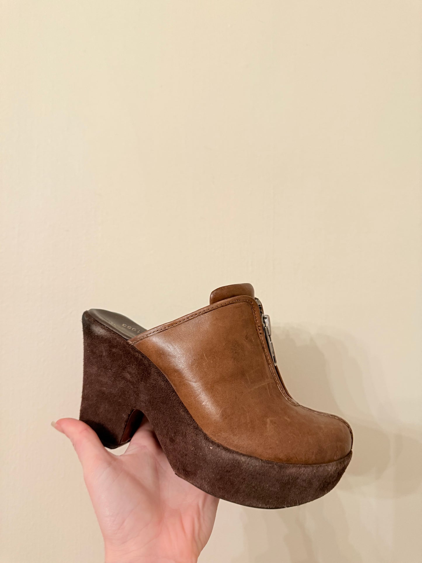 Cork Ease Leather Clogs