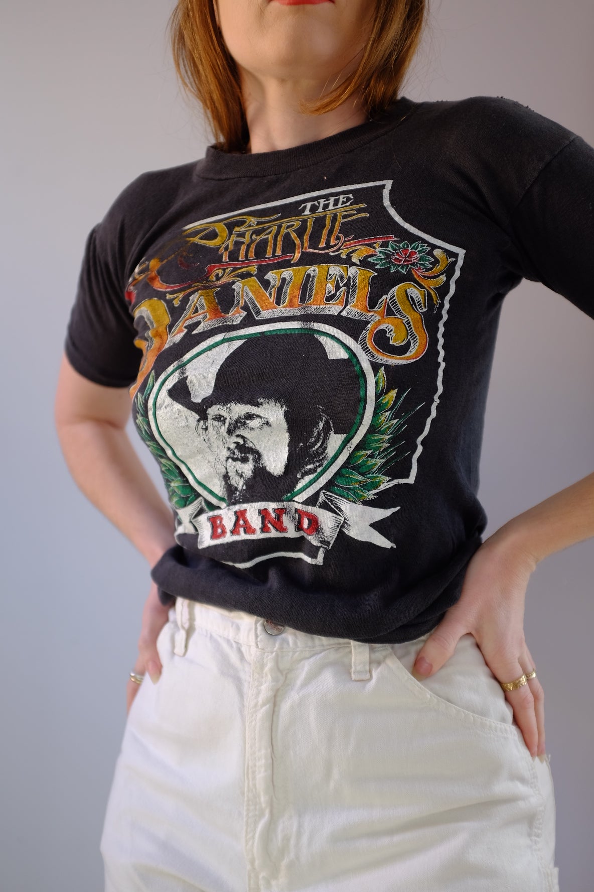 Vintage 1980s Charlie Daniels Band T Shirt S