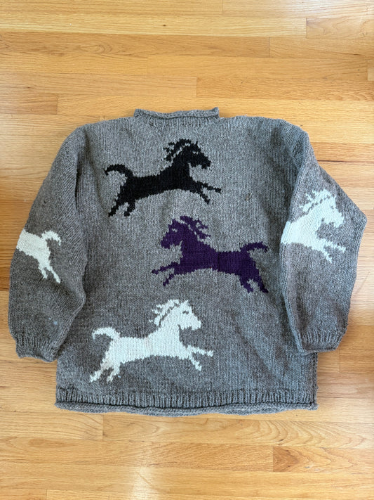 1970s Knit Horse Sweater